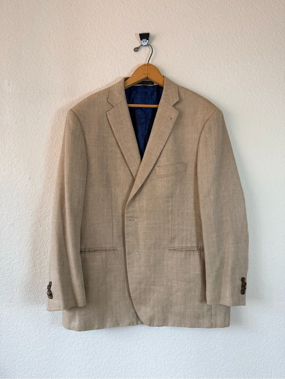 Indochino Newbury 58 Blazer NWT Wool Linen Blend‎ ~46R